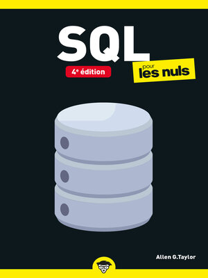 cover image of SQL poche pour les Nuls